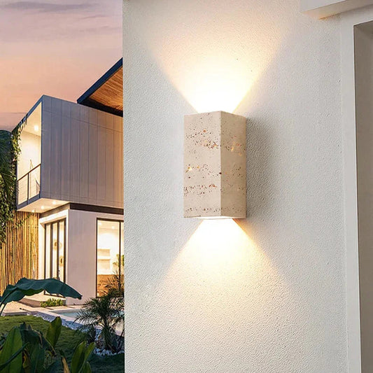 Teja Travertine Wall Light
