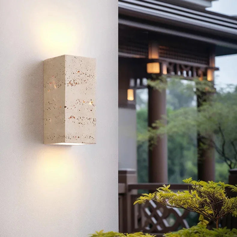 Teja Travertine Wall Light