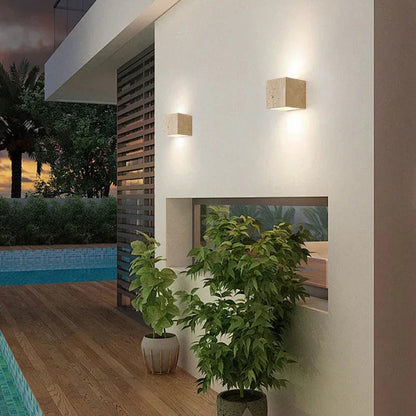 Teja Travertine Wall Light