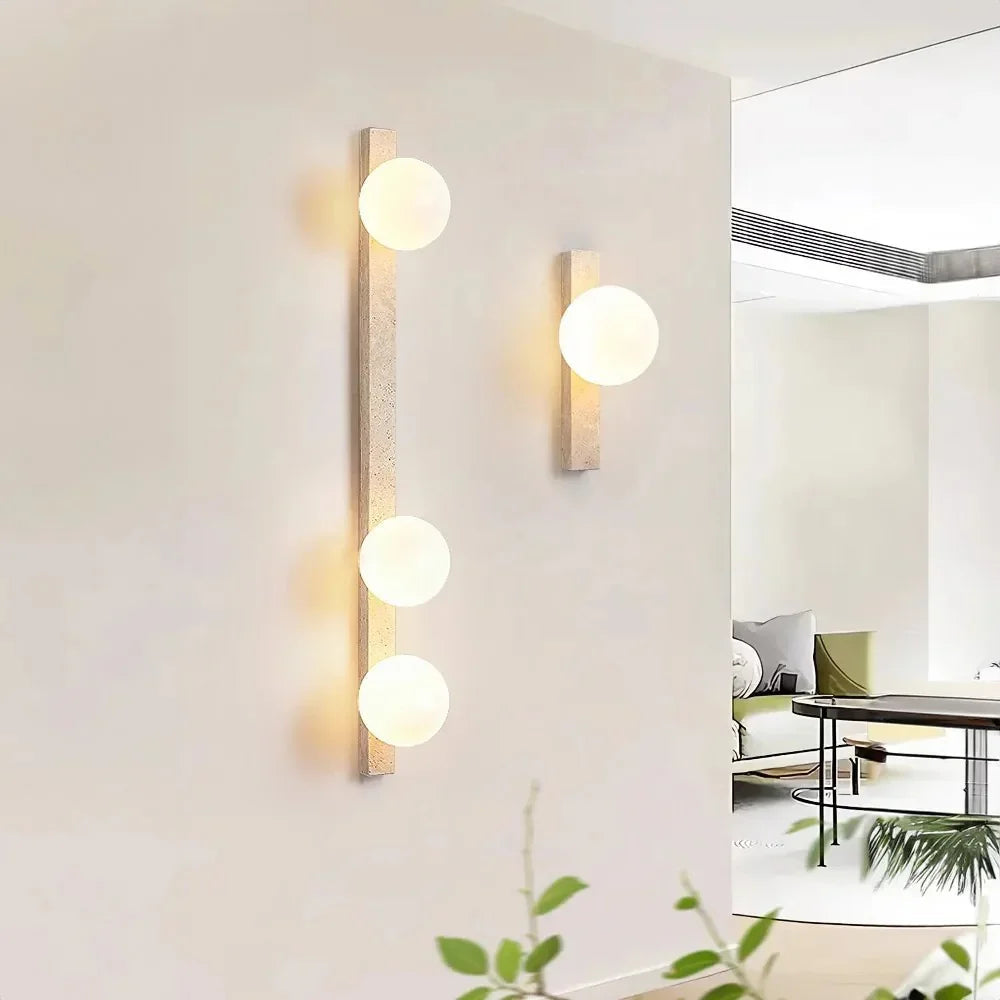 Celeste Travertine Wall Light