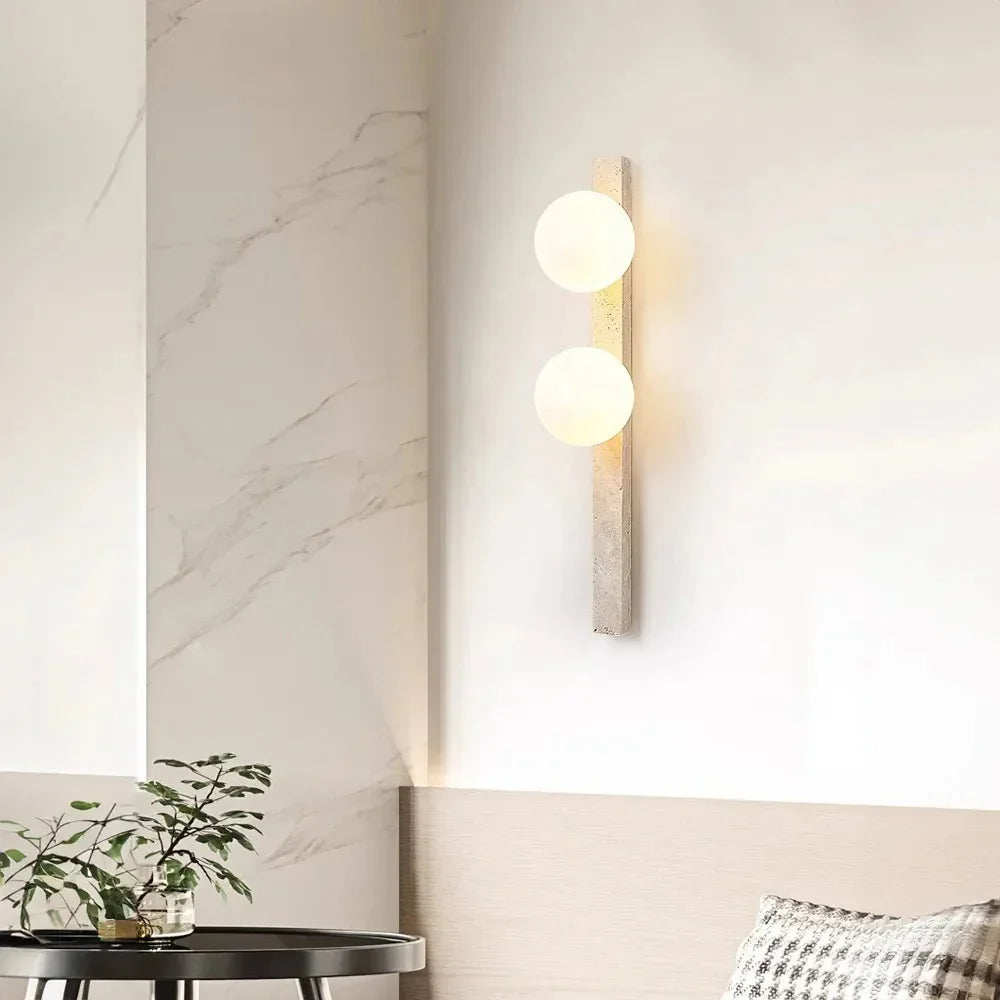 Celeste Travertine Wall Light