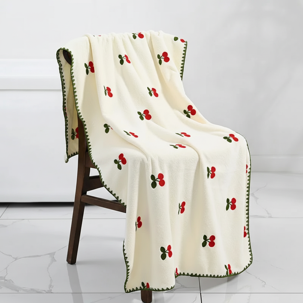 Fruity Bath Towels