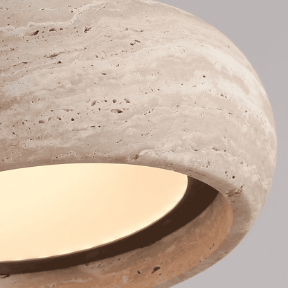 Sora Travertine Pendant Light