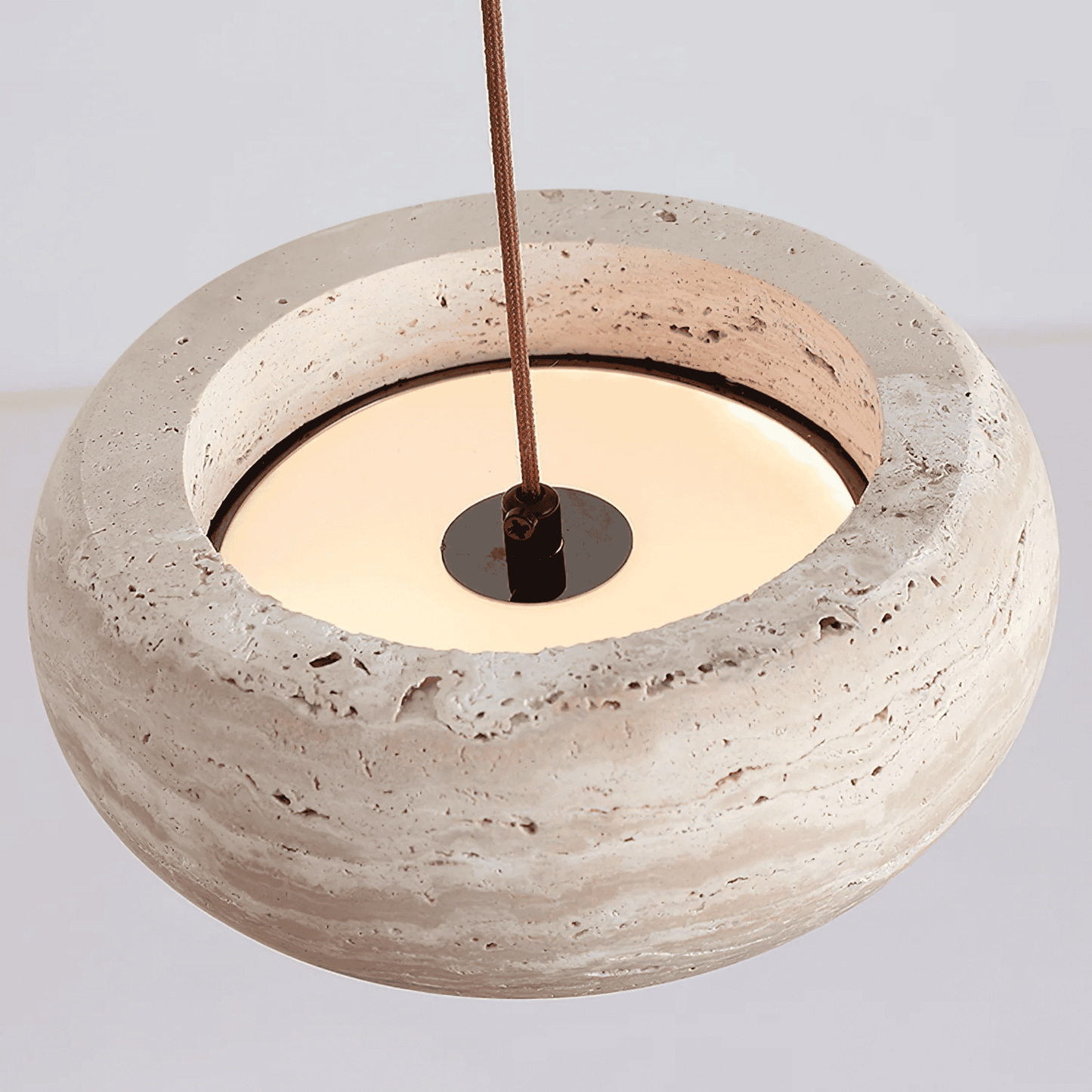 Sora Travertine Pendant Light