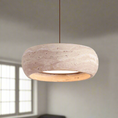 Sora Travertine Pendant Light