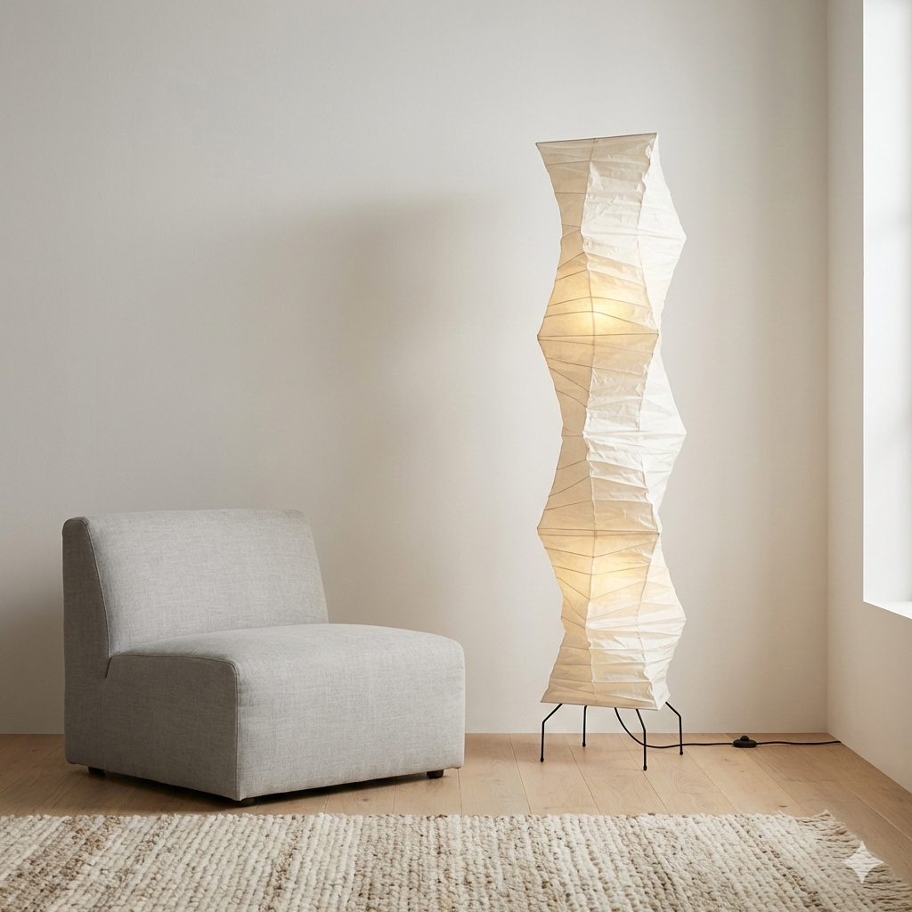 Akari Rice Paper Floor Lamp