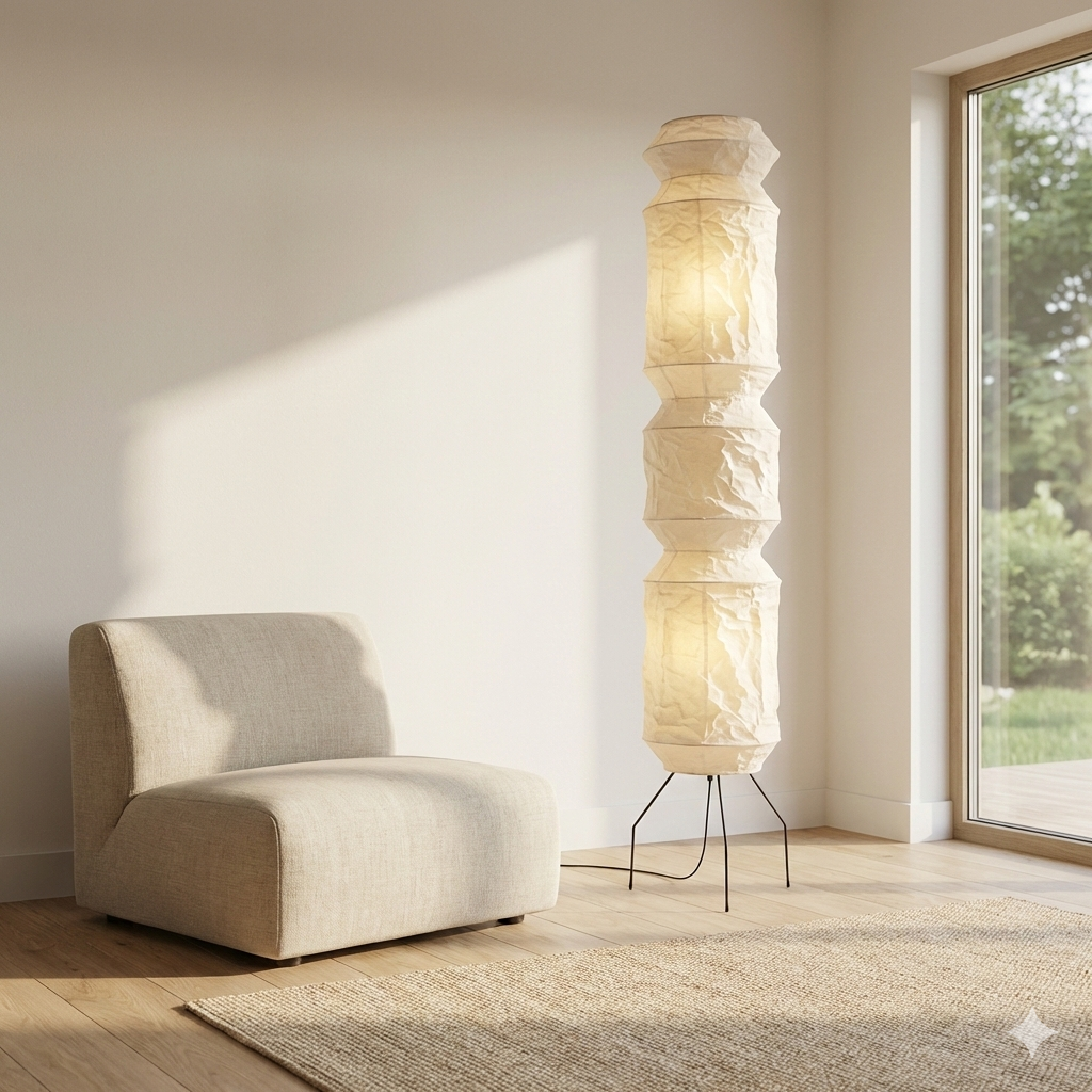 Akari Rice Paper Floor Lamp