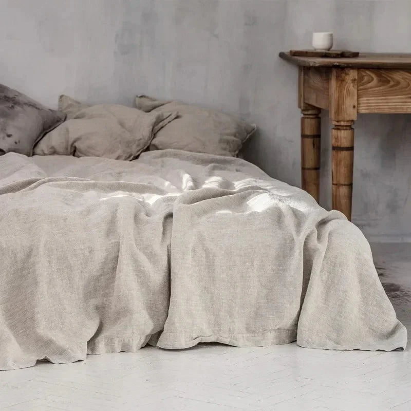 Jade Linen Bedding Set