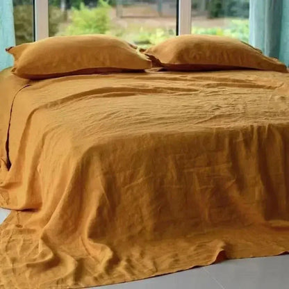 Jade Linen Bedding Set