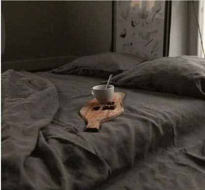 Jade Linen Bedding Set