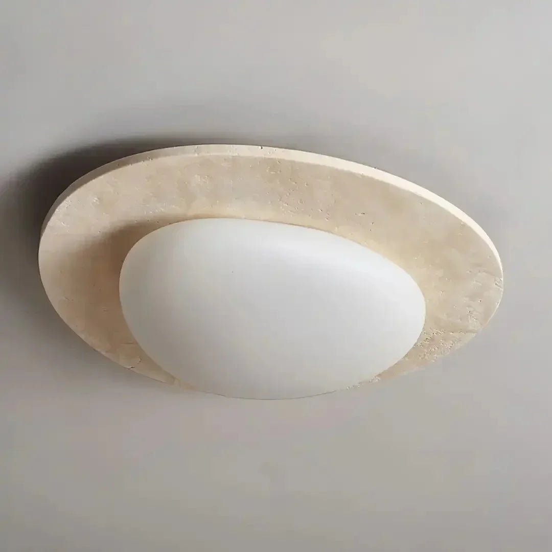 Nordic Charm Travertine  Ceiling Light