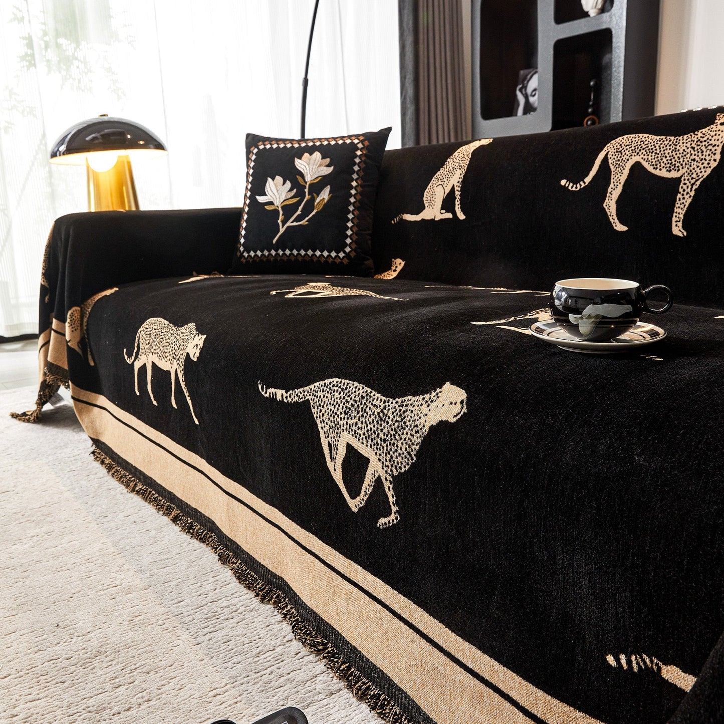 Cheetah Sofa Cover
