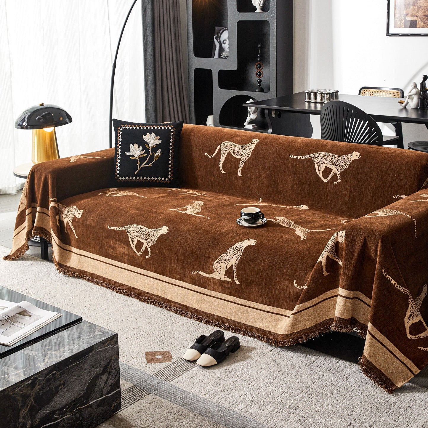 Cheetah Sofa Cover