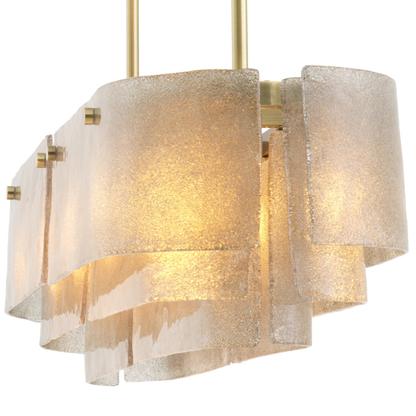 Valencia Glass Linear Chandelier
