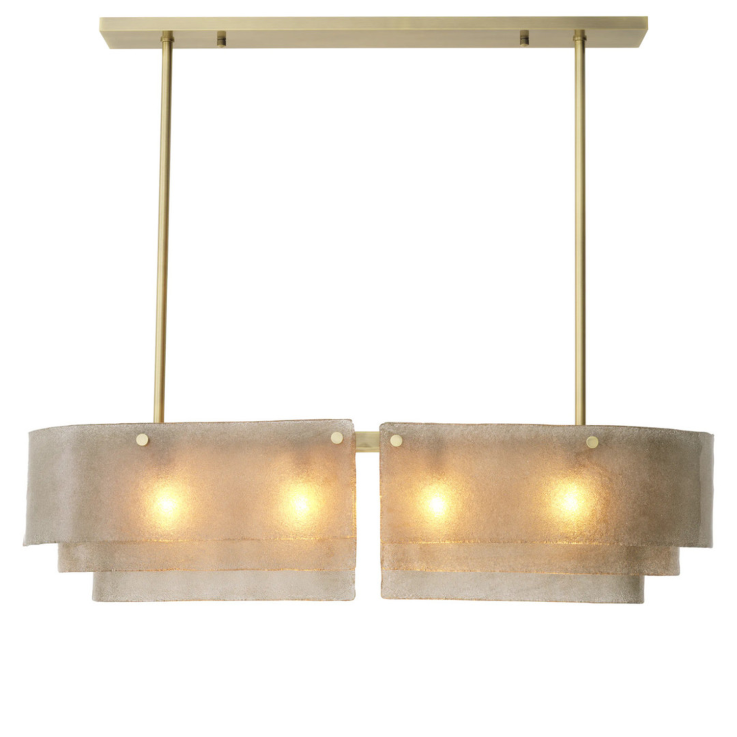 Valencia Glass Linear Chandelier