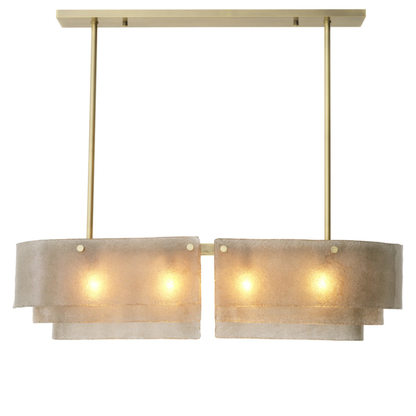 Valencia Glass Linear Chandelier