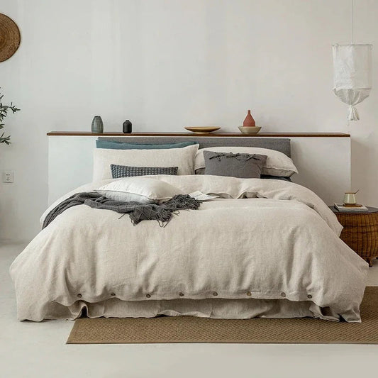 Dorea Linen Bedding Set
