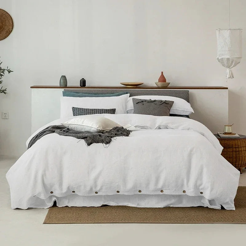 Dorea Linen Bedding Set