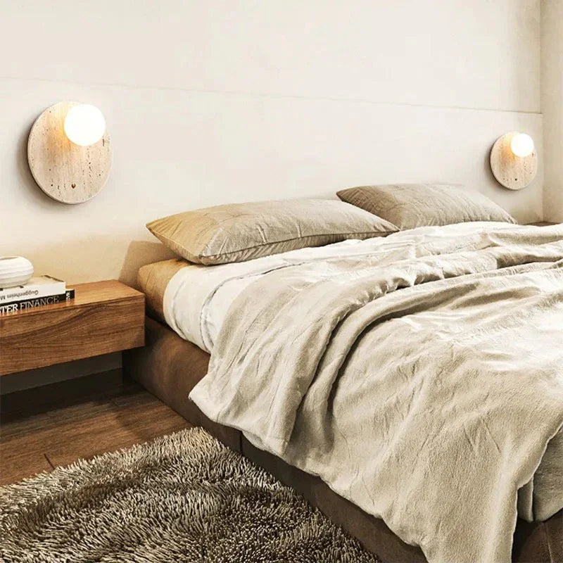 Manelli Travertine Wall Light