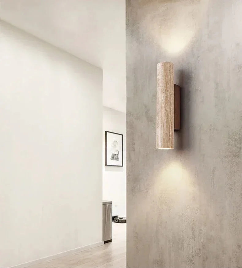 Ali Travertine Wall Lamp