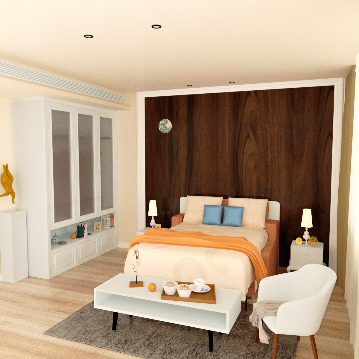 Vertical Murphy Bed with Sofa