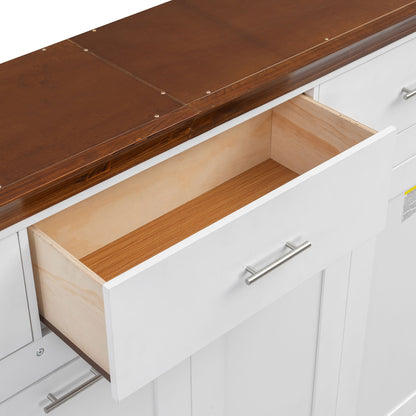 Twin Murphy Bed with 3 Drawers - White