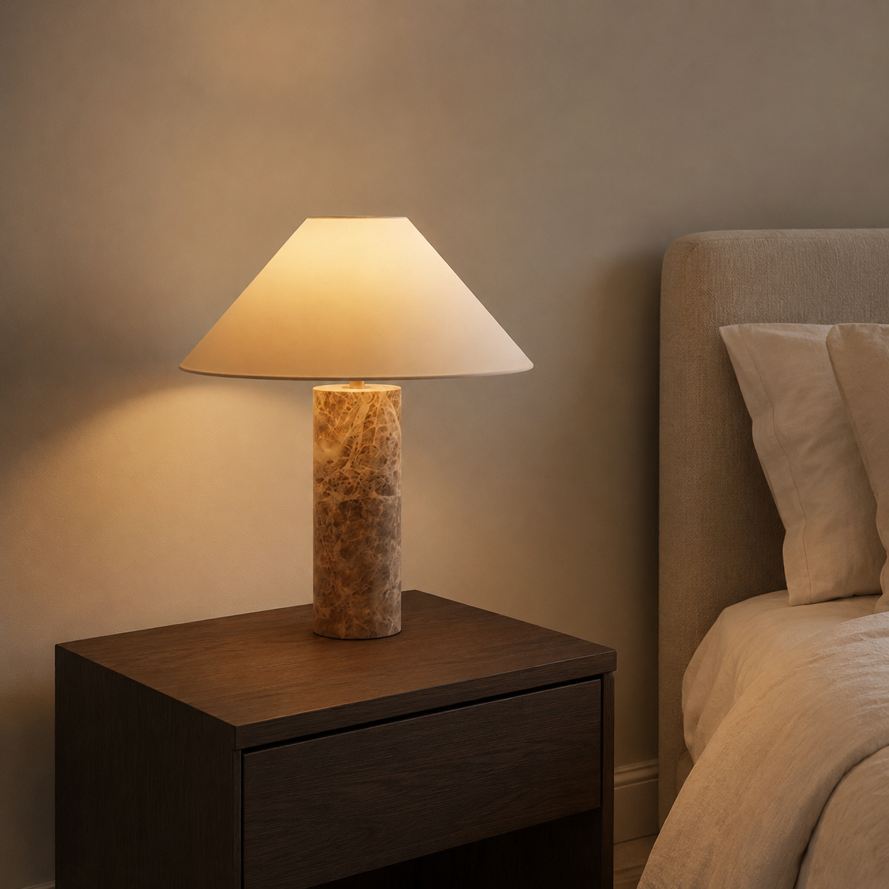 Ava Marble Table Lamp