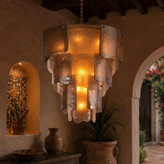 Aziz Glass Chandelier
