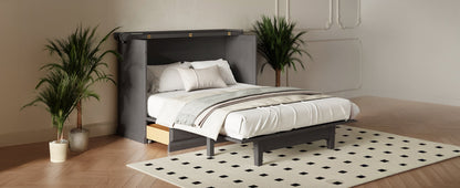 Farmhouse Solid Pine Murphy Cabinet Bed