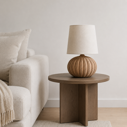 Yukihana Rattan Table Lamp