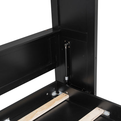 Murphy Bed with Storage Cabinets