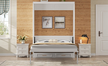Full Murphy Bed with 2 Drawers
