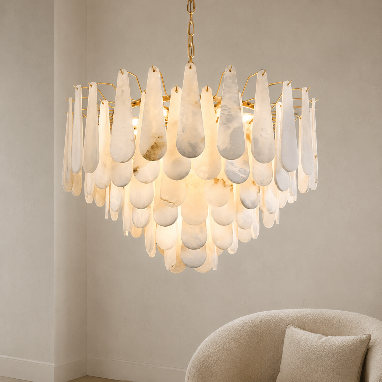 Halo Marble Chandelier