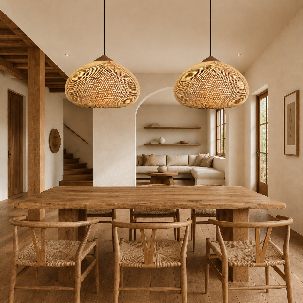Ibiza Rattan Pendant Light