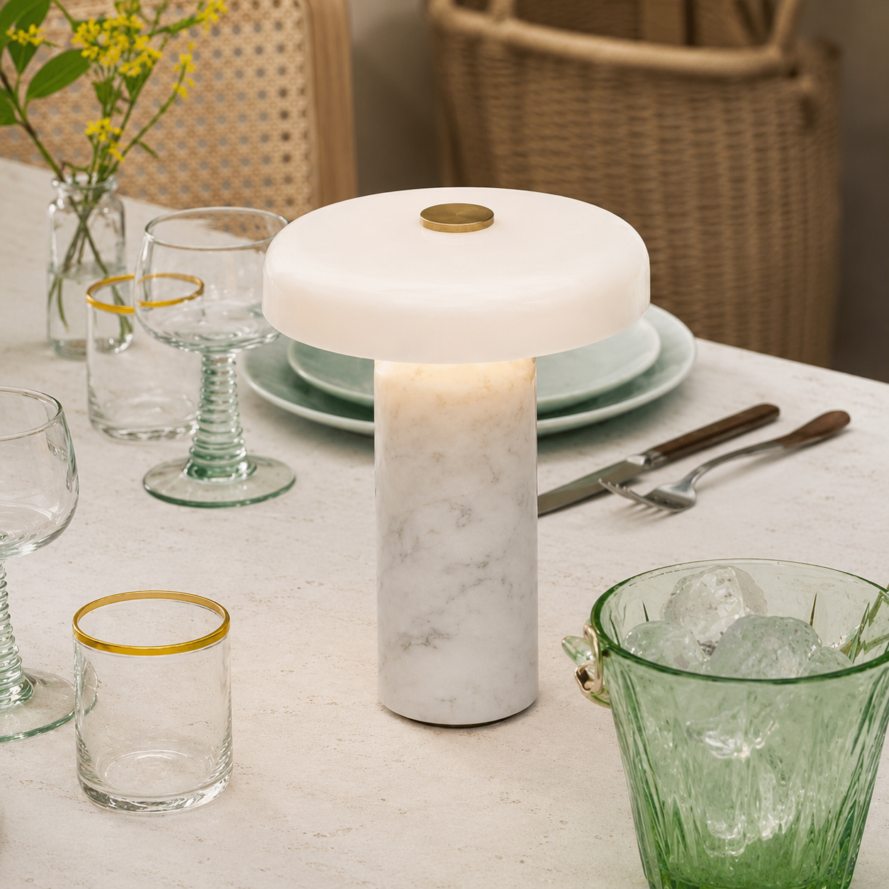 Marble Glow Portable Lamp