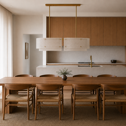 Valencia Glass Linear Chandelier